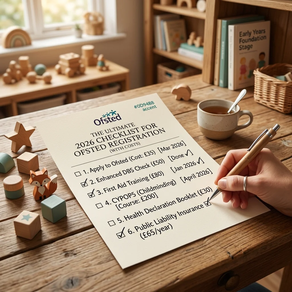 The Ultimate 2026 Checklist for Ofsted Registration (with Costs)